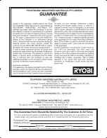 Preview for 9 page of Ryobi CRH1801 Owner'S Operating Manual