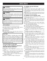 Предварительный просмотр 11 страницы Ryobi CRS180L Operator'S Manual