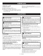 Preview for 21 page of Ryobi CS120L Operator'S Manual