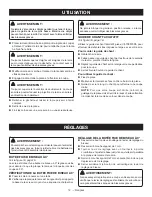 Preview for 24 page of Ryobi CS120L Operator'S Manual