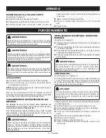 Preview for 33 page of Ryobi CS120L Operator'S Manual