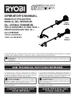 Preview for 1 page of Ryobi CS26 Operator'S Manual