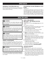 Preview for 14 page of Ryobi CS26 Operator'S Manual