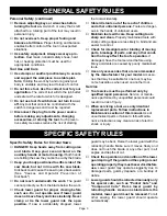 Preview for 3 page of Ryobi CSB120 Operator'S Manual