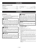 Preview for 7 page of Ryobi CSB125 Operator'S Manual