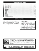 Preview for 2 page of Ryobi csb131 Operator'S Manual