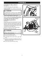 Preview for 14 page of Ryobi csb131 Operator'S Manual