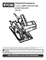 Preview for 1 page of Ryobi CSB132L Operator'S Manual