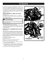 Предварительный просмотр 14 страницы Ryobi CSB133L (French) Manuel D'Utilisation