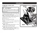 Preview for 15 page of Ryobi CSB133L (French) Manuel D'Utilisation