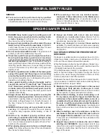 Preview for 4 page of Ryobi CSB141LZ Operator'S Manual