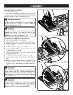 Предварительный просмотр 17 страницы Ryobi CSB142LZK (French) Manuel D'Utilisation