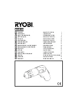 Ryobi CSD-480 User Manual preview