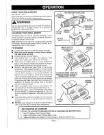 Preview for 7 page of Ryobi CTH1202K2 Operation Manual