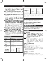 Preview for 6 page of Ryobi CXN180G Owner'S Operating Manual Owner'S Operating Manual