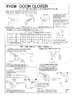 Preview for 1 page of Ryobi D-4550 Series Installation Instructions