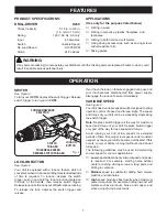 Preview for 7 page of Ryobi D45C Operator'S Manual