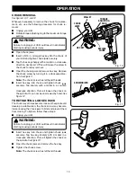 Preview for 13 page of Ryobi D45CK Operator'S Manual