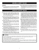 Preview for 4 page of Ryobi D551H Operator'S Manual