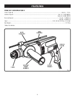 Preview for 8 page of Ryobi D551H Operator'S Manual