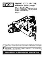 Preview for 1 page of Ryobi D552H (French) Manuel D'Utilisation