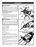 Preview for 11 page of Ryobi D552H (French) Manuel D'Utilisation