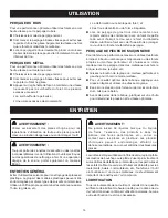 Preview for 14 page of Ryobi D552H (French) Manuel D'Utilisation
