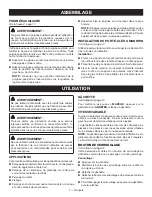 Предварительный просмотр 16 страницы Ryobi D620H Operator'S Manual