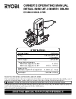 Preview for 1 page of Ryobi DBJ50 Owner'S Operating Manual