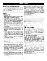 Preview for 15 page of Ryobi DE18 Operator'S Manual