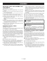 Preview for 10 page of Ryobi DP103L Operator'S Manual