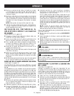 Preview for 38 page of Ryobi DP103L Operator'S Manual