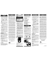 Предварительный просмотр 2 страницы Ryobi E49CM01 Operator'S Manual