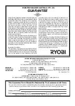 Preview for 7 page of Ryobi EAG1518GSP Owner'S Operating Manual