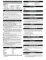 Preview for 4 page of Ryobi EAG85125GS Owner'S Operating Manual