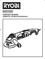 Preview for 1 page of Ryobi EAG85125RG Owner'S Operating Manual