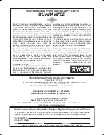 Preview for 16 page of Ryobi ECO2437 Owner'S Operation Manual