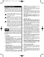 Preview for 4 page of Ryobi ECS120K Owner'S Operating Manual