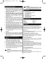 Preview for 5 page of Ryobi ECS120K Owner'S Operating Manual