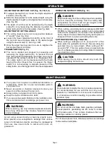 Preview for 7 page of Ryobi ECS1400K Owner'S Operating Manual