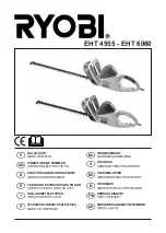 Ryobi EHT 4555 Operating Instructions Manual preview