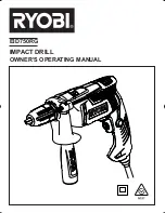 Preview for 1 page of Ryobi EID1050RG Owner'S Operating Manual