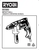 Предварительный просмотр 1 страницы Ryobi EID1050RG Owner'S Operating Manual