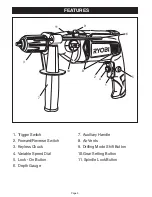 Preview for 3 page of Ryobi EID8102VK Owner'S Operating Manual