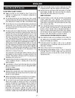 Предварительный просмотр 7 страницы Ryobi ELT1100QFA Owner'S Operation Manual