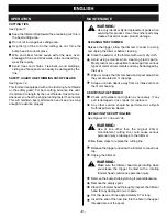 Preview for 13 page of Ryobi ELT1100QFA Owner'S Operation Manual