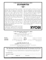 Preview for 6 page of Ryobi ELT400 Owner'S Operating Manual