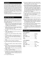 Preview for 4 page of Ryobi EMB1800TP Owner'S Operating Manual