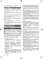 Preview for 76 page of Ryobi EMS190DC Original Instructions Manual