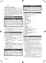 Preview for 154 page of Ryobi EMS190DC Original Instructions Manual